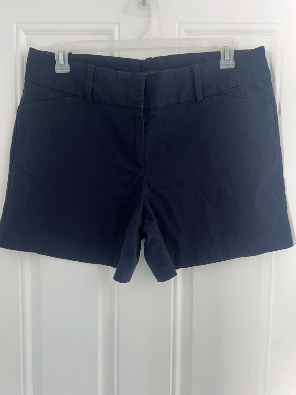 Ann Taylor Signature Chino Shorts Navy Blue Women's Size 14 Inseam 6” #925